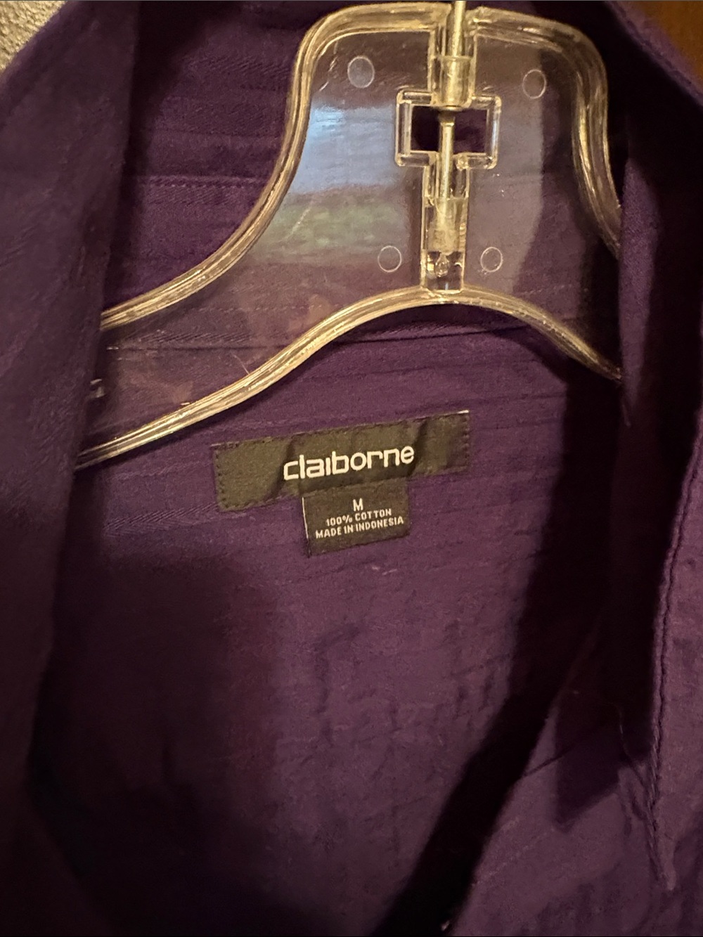 Claiborne Purple button down - men